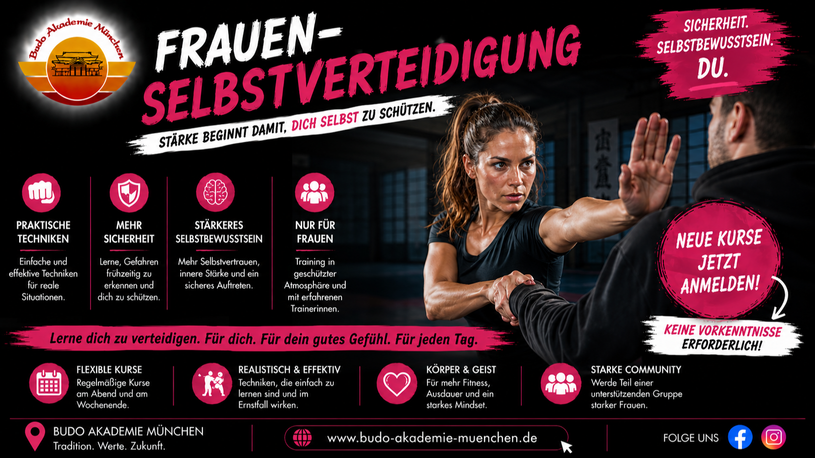 Selbstverteidigung für Frauen