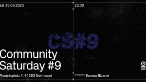 Community Saturday #9 – Free Entry