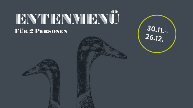 Entenmenü in der Adventszeit