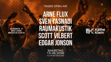 Käthe´s DAY OA -Sa.13.06.2026 - RAUMAKUSTIK I SVEN TASNADI I SCOT VILBERT I EDGAR JONSON I ARNE FLUX