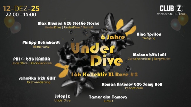 6 Jahre UnderDive - 16h Kollektiv XL Rave #2