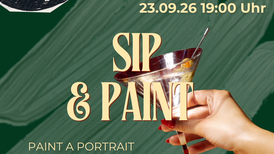 Paint a Portrait Sip&Paint Frankfurt im Lula
