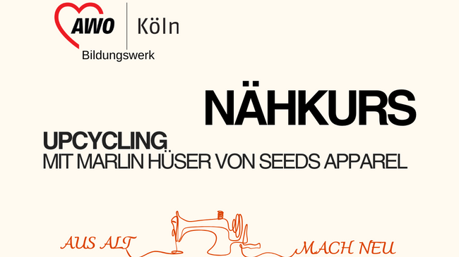 Nähkurs - Upcycling mit Marlin Hüser von Seeds Apparel
