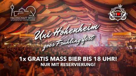 Uni Hohenheim goes Frühlingsfest - So. 04.05.25 @ Wasenwirt