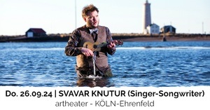 SVAVAR KNÚTUR (Singer-Songwriter)