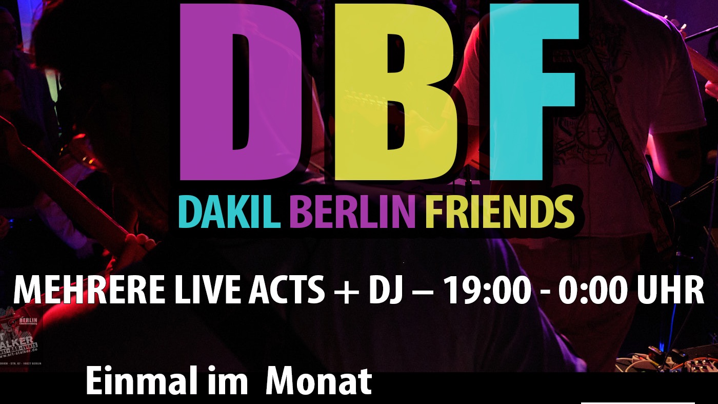 Indie-Disco-Rock Party mit Dakil Berlin Friends