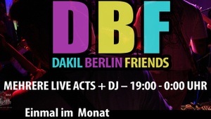 Indie-Disco-Rock Party mit Dakil Berlin Friends