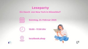 Leseparty: Ein Hauch von New York in Düsseldorf