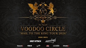 VOODOO CIRCLE - Hail to the king Tour 2024 | Supports: Grey Attack & Moonday 6