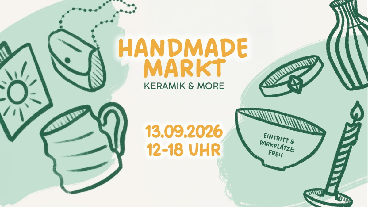 Titelbild der Veranstaltung Handmade Markt Keramik & More