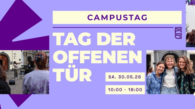 Campustag 2026 - Tag der offenen Tür an der Hochschule für Gesellschaftsgestaltung