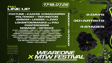 WE ARE ONE x MTW - FESTIVAL | 2 DAY | 26H | 40+ ACTS