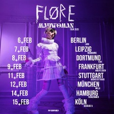 Präsentiert von kulturnews, event., DIFFUS & MusikBlog.de: FLØRE - Madwoman Tour 2025