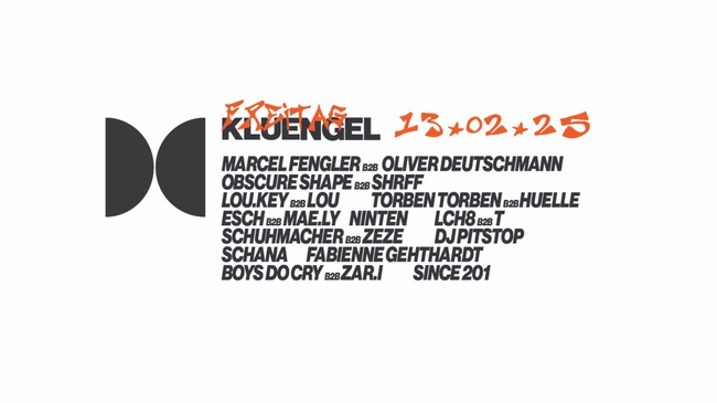 KLUENGEL KLUBNACHT IX - Karneval Freitag