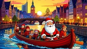 1. Leipziger Wasser-Weihnachtsmarkt