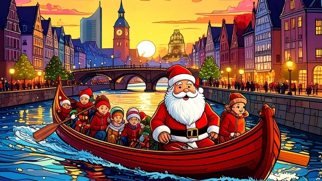 1. Leipziger Wasser-Weihnachtsmarkt