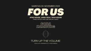 FOR US - Volume 1 "Turn up the volume"