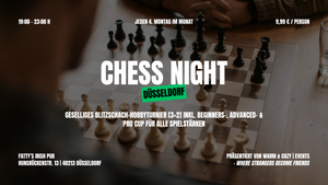 Chess Night | Düsseldorf – by warm & cozy | events