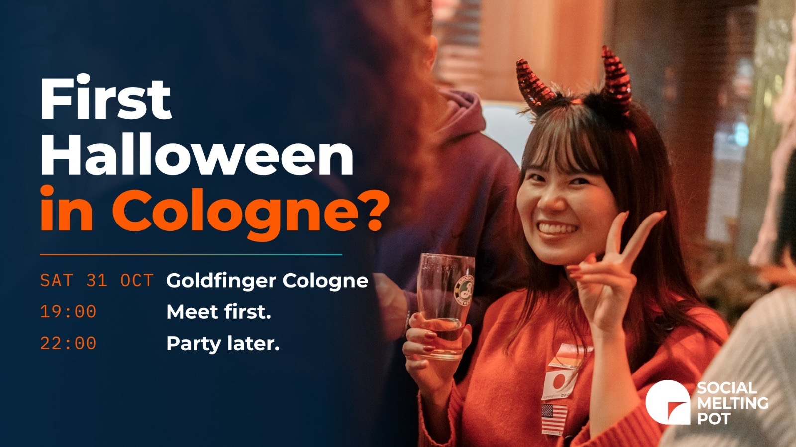 Halloween Party Köln 🎃 Erst Leute kennenlernen, dann feiern!