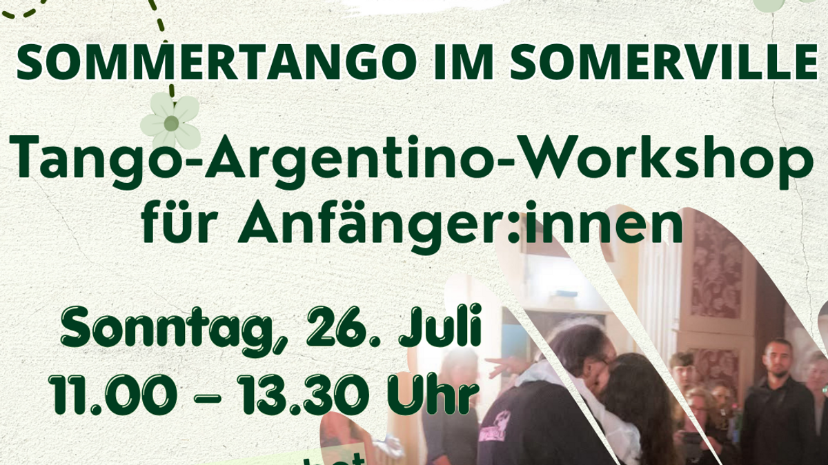Tango Center Heidelberg: Sommertango – Tango-Einsteigerworkshop im Somerville