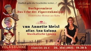 Buchpremiere - Das Erbe der Zigarrenkönigin - Volksbühne Köln