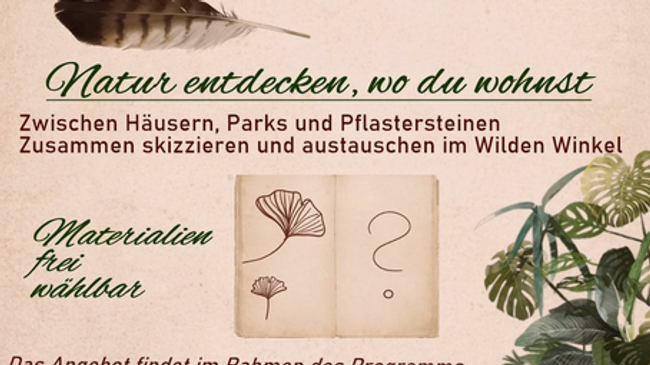 Nature Journaling - Sonntags im Wilden Winkel