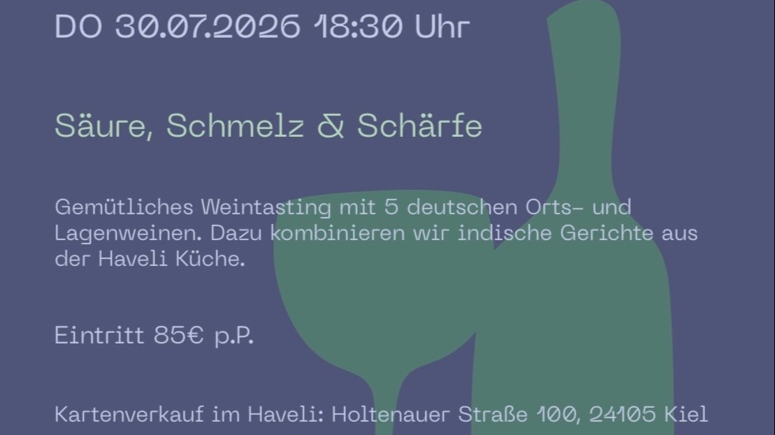 WeinRaum x Haveli Fine Food