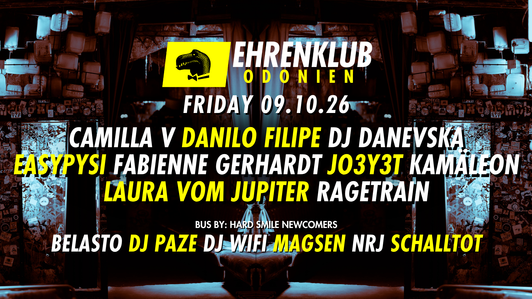 EhrenKlub in Odonien #30 mit RAGETRAIN, JO3Y3T, DANILO FILIPE, KAMÄLEON uvm