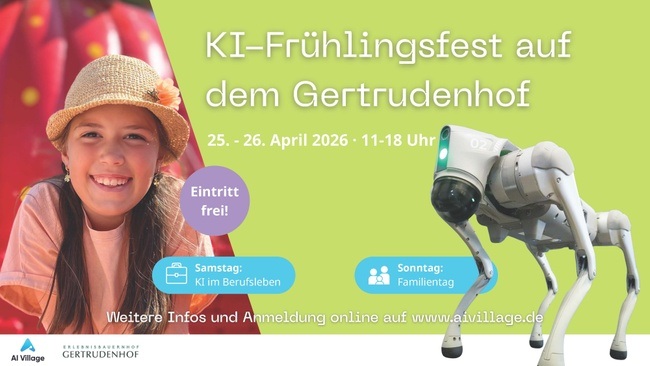 KI-Frühlingsfest auf dem Gertrudenhof