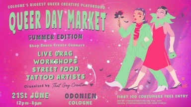 Queer Day Market Köln | Performances, DJs & Free Drag Show