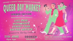 Queer Day Market Köln | Performances, DJs & Free Drag Show