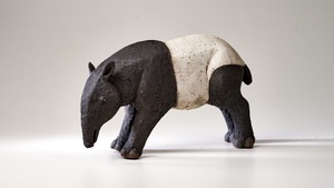 Keramische Tierplastik