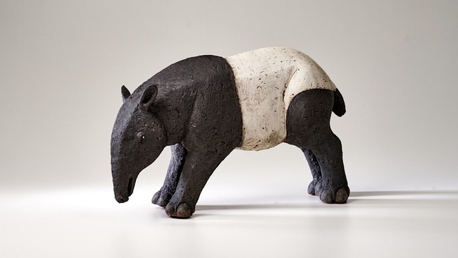 Keramische Tierplastik