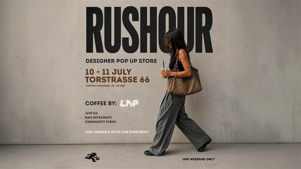 RUSHOUR DESIGNER POP UP STORE
