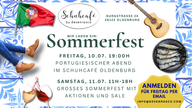 Sommerfest im Schuhcafé ☀️🍷