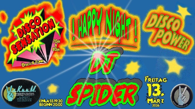 HAPPY NIGHT mit DJ SPIDER