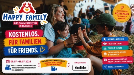 Happy Family Festival - Kostenloses Familien Festival  am Königsplatz