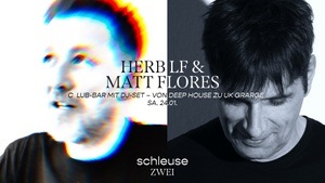 Club-Bar mit DJ-Set – Herb LF & Matt Flores