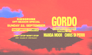 Kiesgrube presents GORDO (Exclusive 5 Hours HYBRID Set), MANDA MOOR + CHRIS DI PERRI