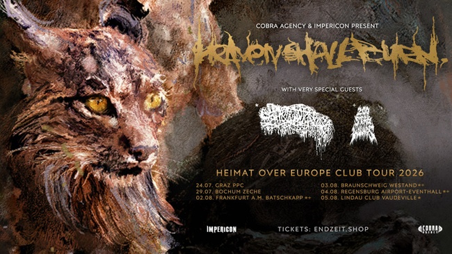 Heaven Shall Burn - HEIMAT CLUB TOUR 2026 - Batschkapp Frankfurt