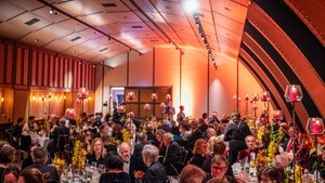 Feiern über der Elbe