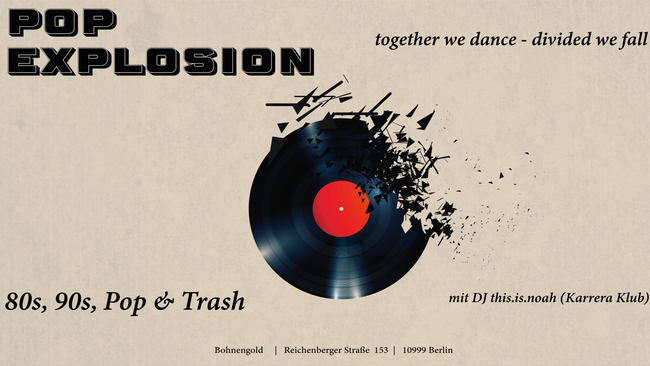 POP EXPLOSION- 80ies-today: Pop & Trash Bangers