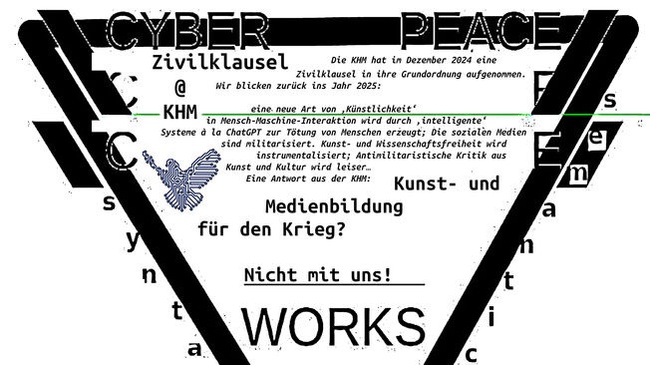 Zivilklausel@KHM: Kunst- und Medienbildung für den Frieden