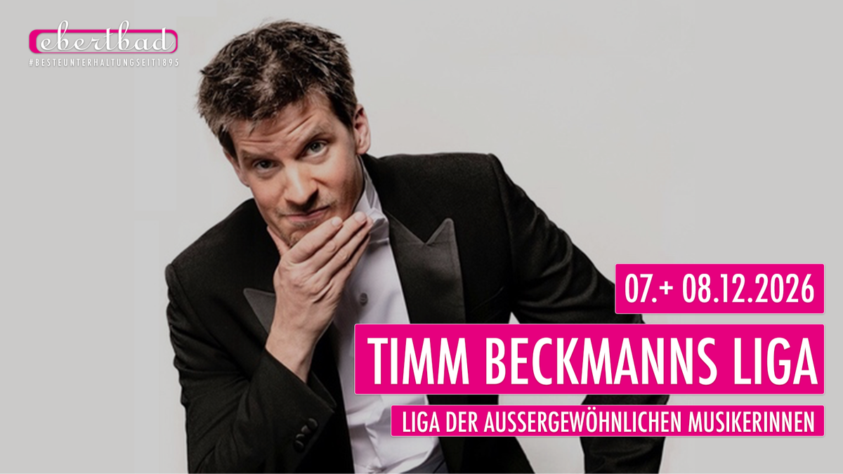 Titelbild der Veranstaltung Timm Beckmanns Liga der außergewöhnlichen Musikerinnen