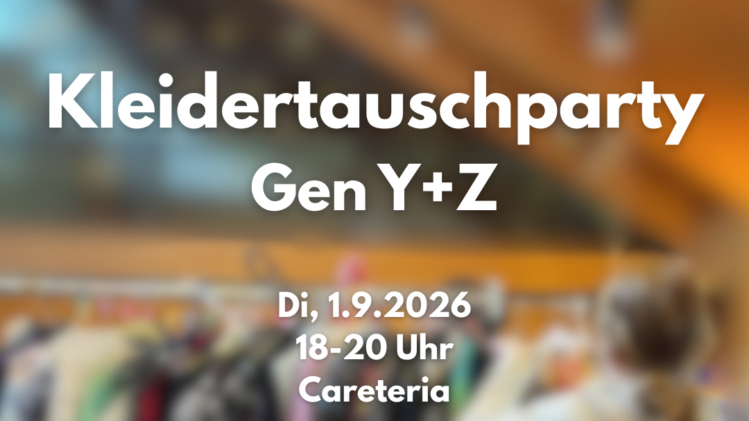Titelbild der Veranstaltung Kleidertauschparty 'Gen Y+Z'