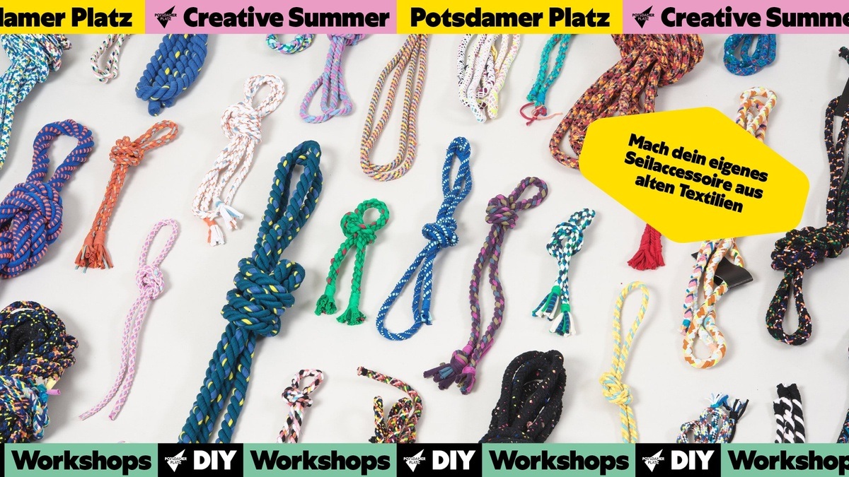 Urban Fibers – Upcycling-Seilerei (Upcycling Ropes) | Creative Summer Potsdamer Platz