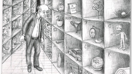 Im Demenzlabyrinth: Zeichnungen von Albin Zauner