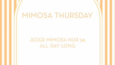 Mimosa Thursday