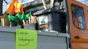 Frühjahrsputz der Stadt Leipzig