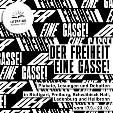 Der Freiheit eine Gasse! - Mit Hamed Abboud, Yevgenia Belorusets, Alexander Estis, Laura Cwiertnia, Mara Genschel, Grit Krüger, Necati Öziri, Martin Piekar, Claudia Schumacher und Dana von Suffrin